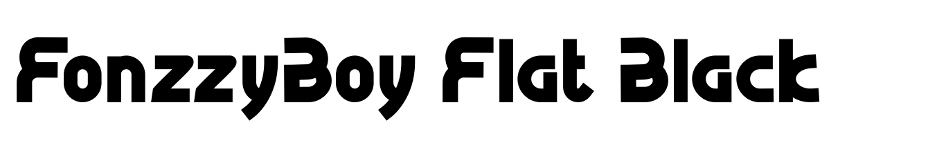 FonzzyBoy Flat Black